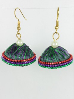 Silk Thread Earrings